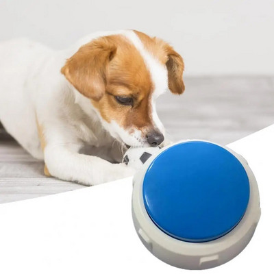 Μινιατούρα κουμπιά για κατοικίδια Εκπαιδεύστε το κατοικίδιο σας Κουμπί εκπαίδευσης για κατοικίδια Σκύλοι Γάτες Κουτάβια 30 δευτερολέπτων Αναπαραγωγή δίσκου Talking Toy Αστείο δώρο