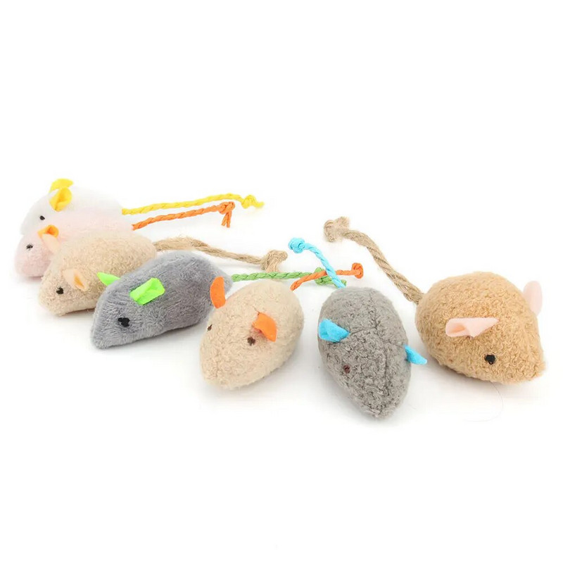 Egérjáték interaktív macskamenta plüss egér macskajátékok kiscicáknak, akik karcolást szimulálnak.