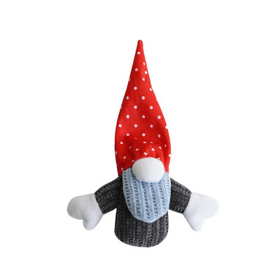 Νέο βελούδινο παιχνίδι για γάτες Cute Bear Santa Interactive Παίξτε Chew Kitten Rope Pet βελούδινο Squeaky παιχνίδι Χριστουγεννιάτικο δώρο για κατοικίδια