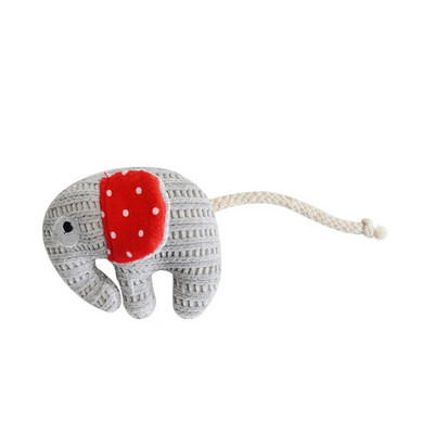 Νέο βελούδινο παιχνίδι για γάτες Cute Bear Santa Interactive Παίξτε Chew Kitten Rope Pet βελούδινο Squeaky παιχνίδι Χριστουγεννιάτικο δώρο για κατοικίδια