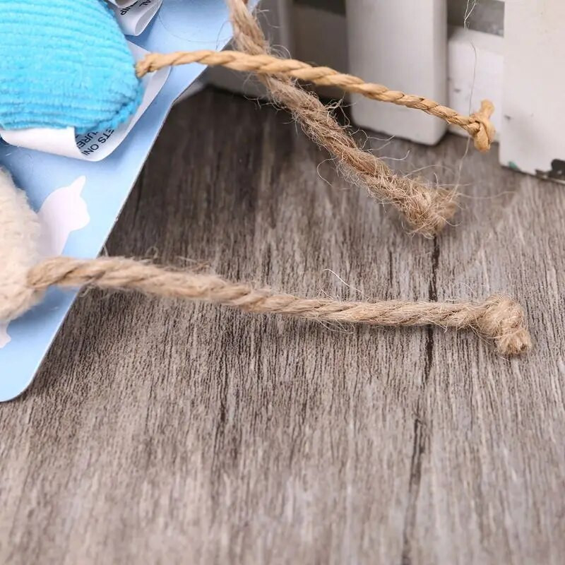 3db/szett Patkány nyikorgó zaj hangjáték kisállat macska cica vakaró plüss egér játszójáték