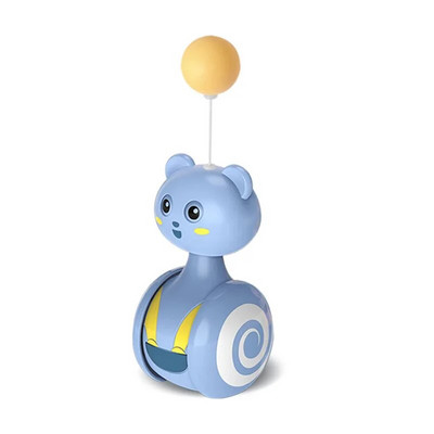 Cat Interactive Feather Toys Pet Bumbler Funny Toy Interactive Cats Toys Cat Rolling Teaser Ράβδος με φτερά Παιχνίδια Περιστρεφόμενη μπάλα
