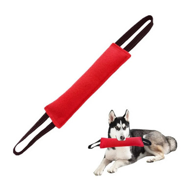 Pet Dog Training Bite Stick Tug Toy Linen K9 Dog Bite Stick Tug Toy за възрастни кучета и кученца за кучета Pet Training Play Throw
