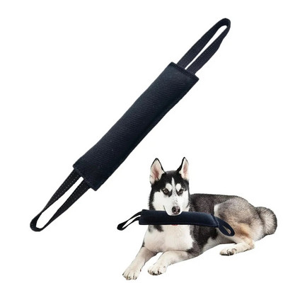 Pet Dog Training Bite Stick Tug Toy Linen K9 Dog Bite Stick Tug Toy за възрастни кучета и кученца за кучета Pet Training Play Throw