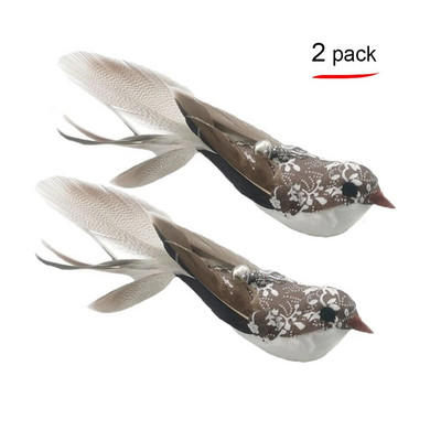 Αστεία προσομοίωση Bird Interactive Feather Toy with Bell Sucker Stick Toy for Indoor Kitten Play Chase Exercise Cat Toy