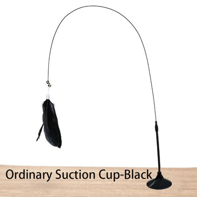 Διαδραστικό παιχνίδι για γάτα Handfree ραβδί γάτας που παίζει γατάκι που παίζει ραβδί παιχνιδιών Teaser βεντούζα για πουλί/φτερό ραβδί γάτας Προμήθειες για κατοικίδια