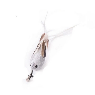 Cat Toys Καλάμι Ψαρέματος Cat Toy Τροχαλία Τηλεσκοπικό καλάμι ψαρέματος Ραβδί γάτας Εγχειρίδιο Σχεδιασμός καρούλι Lifelike Fish Design Ασφαλές στη χρήση