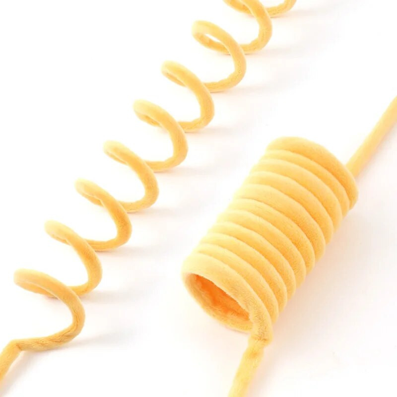 Interaktív macskajáték Vicces macskabot plüss tavaszi labda önálló hey függőajtós cicajáték kötekedő macskapálca csengő kisállat kiegészítőkkel