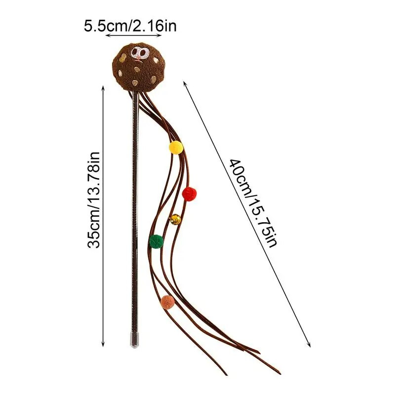 Macskapálca játék Aranyos kötekedő pálca macskajáték macskatoll játékok Macskapálca játék macskáknak Gyakorlatok Beltéri szabadtéri macskáknak
