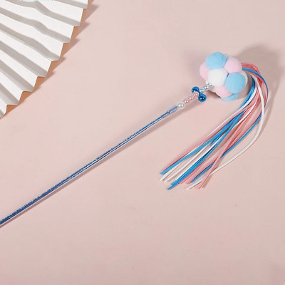 Νέο Rip Cat stick εύκαμπτο καλάμι ψαρέματος Παιχνίδι γάτας Διασκεδαστικό λαβή ραβδιών γάτας παιχνίδι που πρέπει να έχετε για γάτα