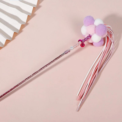 Νέο Rip Cat stick εύκαμπτο καλάμι ψαρέματος Παιχνίδι γάτας Διασκεδαστικό λαβή ραβδιών γάτας παιχνίδι που πρέπει να έχετε για γάτα