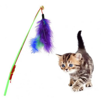 Cat Bell Toys Υψηλής ποιότητας Funny Stick Οικονομικά Κλασικά, φιλικά προς το περιβάλλον, παιχνίδια για κατοικίδια ζώα