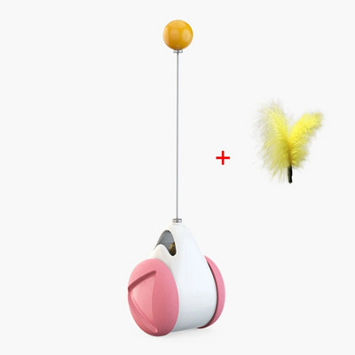 Παιχνίδια με ρόδα για γάτες Kitten Interactive Balance Car Cat Chasing Toy with Catnip Funny Pet Products for Dropshipping