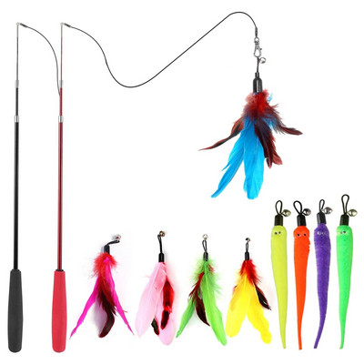 Cat Toys Ραβδί φτερού γάτας, 11 τεμ.