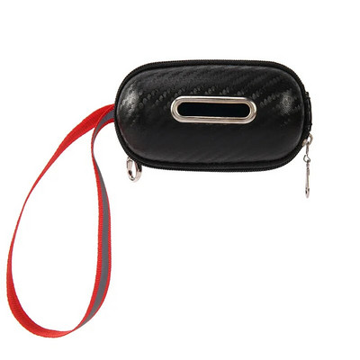 Dog Poop Dispenser PU Δερμάτινη Θήκη για τσάντες Poop Dog Φορητή θήκη για σκουπίδια για σκύλους που περπατούν αντανακλαστικές τσάντες τουαλέτας
