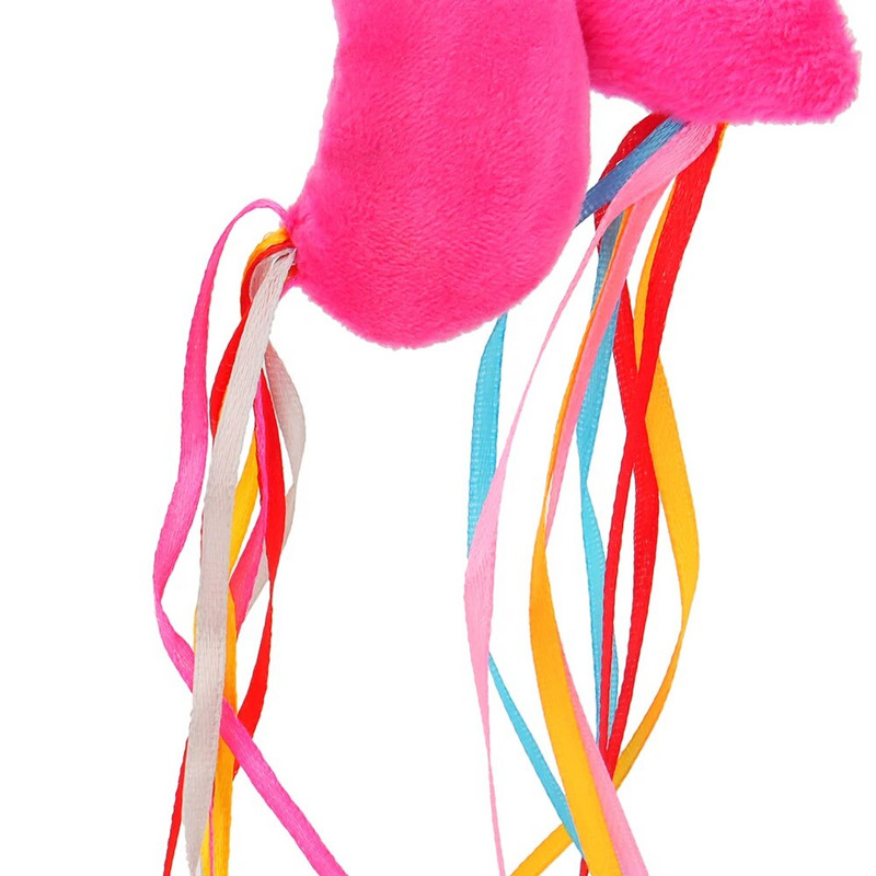 Egér hal macskajáték Macska ugrató pálca kötekedő ugráló vonaton Szórakoztató macskafogó kisállatjáték kis csengővel