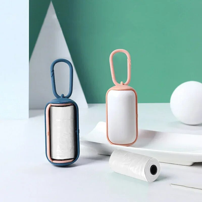 Šunų išmatų maišeliai, skirti biologiškai skaidomoms naminių gyvūnėlių atliekoms, šiukšlių maišams lauke, nešiklio laikiklio dozatorius, švarus rinkimo maišelio laikiklis naminių gyvūnėlių priedai