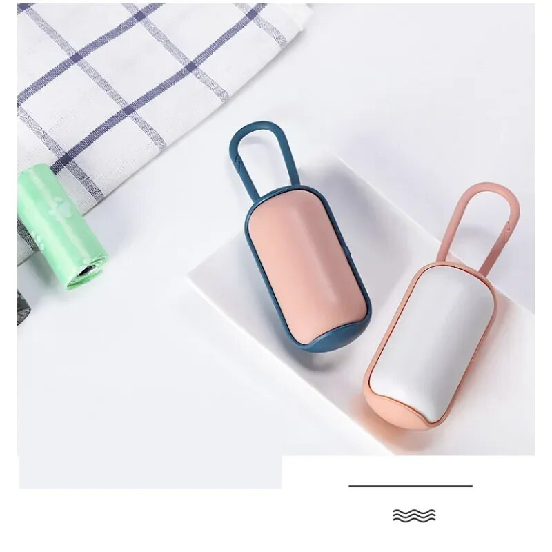 Šunų išmatų maišeliai, skirti biologiškai skaidomoms naminių gyvūnėlių atliekoms, šiukšlių maišams lauke, nešiklio laikiklio dozatorius, švarus rinkimo maišelio laikiklis naminių gyvūnėlių priedai