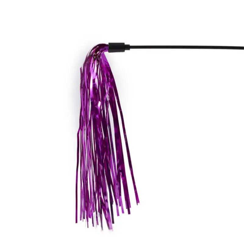 1-10 DB Vicces csengő macska ugrató Gyönyörű macska kötekedő rúd műanyag szalag macskajáték macska kellékek kézi kar Pet Cats Interaktív