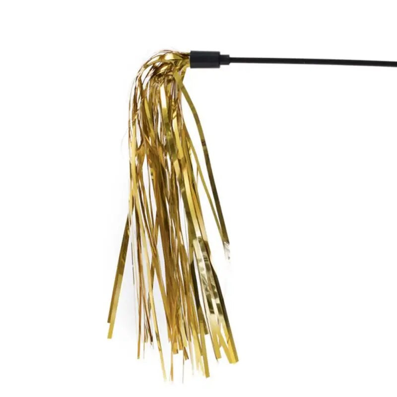 1-10 DB Vicces csengő macska ugrató Gyönyörű macska kötekedő rúd műanyag szalag macskajáték macska kellékek kézi kar Pet Cats Interaktív