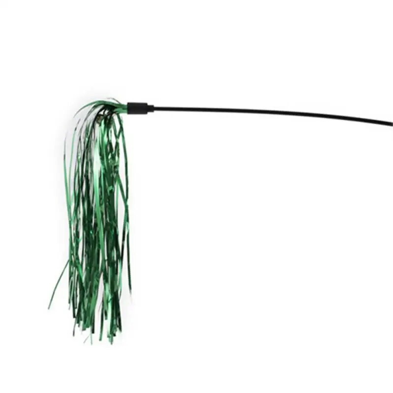 1-10 DB Vicces csengő macska ugrató Gyönyörű macska kötekedő rúd műanyag szalag macskajáték macska kellékek kézi kar Pet Cats Interaktív