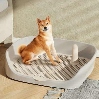 Training Toilet Pet Toilet for Small Dogs Cats Portable Dog Training Toilet Puppy Pad Holder Tray Pet Supplies Indoor Dog Potty