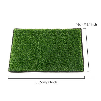 Kisállat bili tréning pisibetét szőnyeg Tálca fű Ház WC alátét Kutyák vizelethajtó szőnyeg Hordozható kutyák macskák bili alomdoboz kutya WC