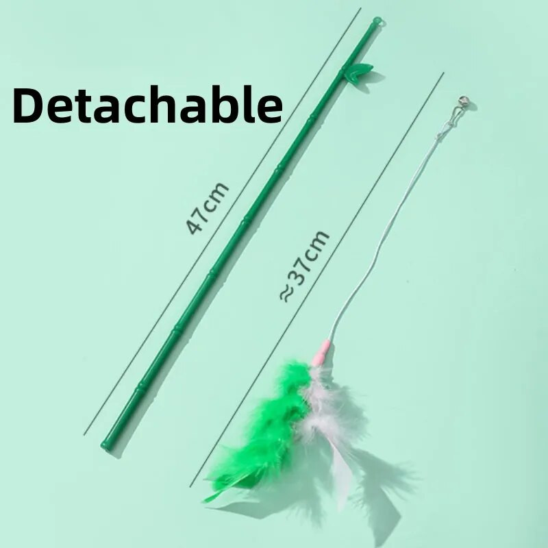 Macskajáték Self Hi Feather játékok macskáknak Botharapásálló toll macskajáték csengővel vicces macskajátékok Interaktív kisállatkellékek