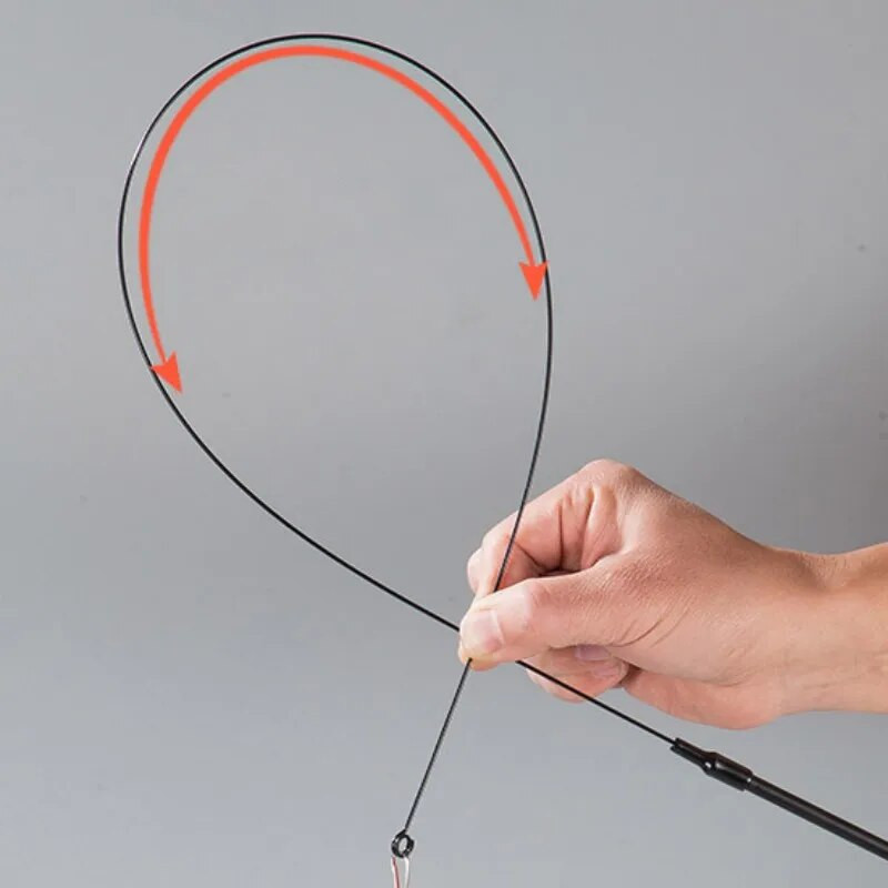 Macskajáték Vicces macskajátékok Interaktív tollas játékok macskáknak Stick Acél drót Macskajáték csengővel Self-hi Pet Teaser Kisállatkellékek