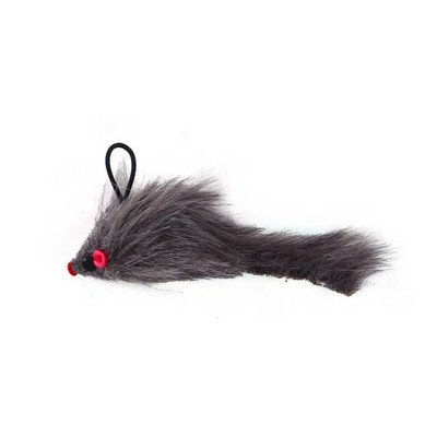 Funny Cat Toys Δικέφαλο βεντούζα για γάτα Teaser Stick Αφαιρούμενο χειροκίνητο διαδραστικό παιχνίδι ποντικιού με καμπάνα για κατοικίδια