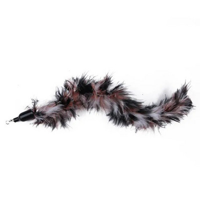 Funny Cat Toys Δικέφαλο βεντούζα για γάτα Teaser Stick Αφαιρούμενο χειροκίνητο διαδραστικό παιχνίδι ποντικιού με καμπάνα για κατοικίδια