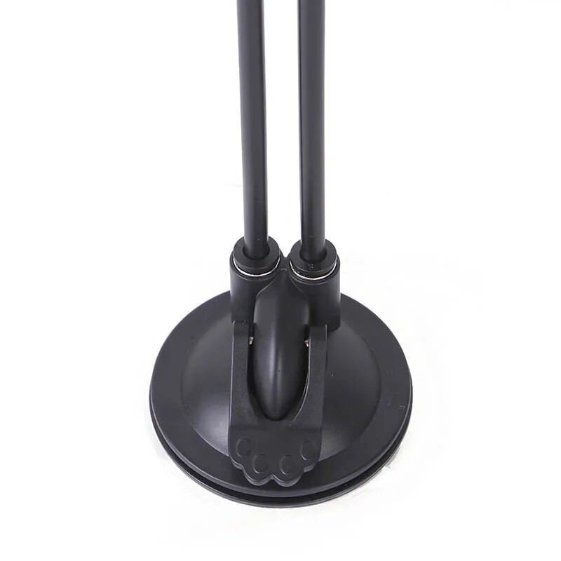 Vicces macskajátékok Kétfejű tapadókorongos macska ugrató kivehető kézi macska interaktív játék egér toll csengő kisállat kellékek