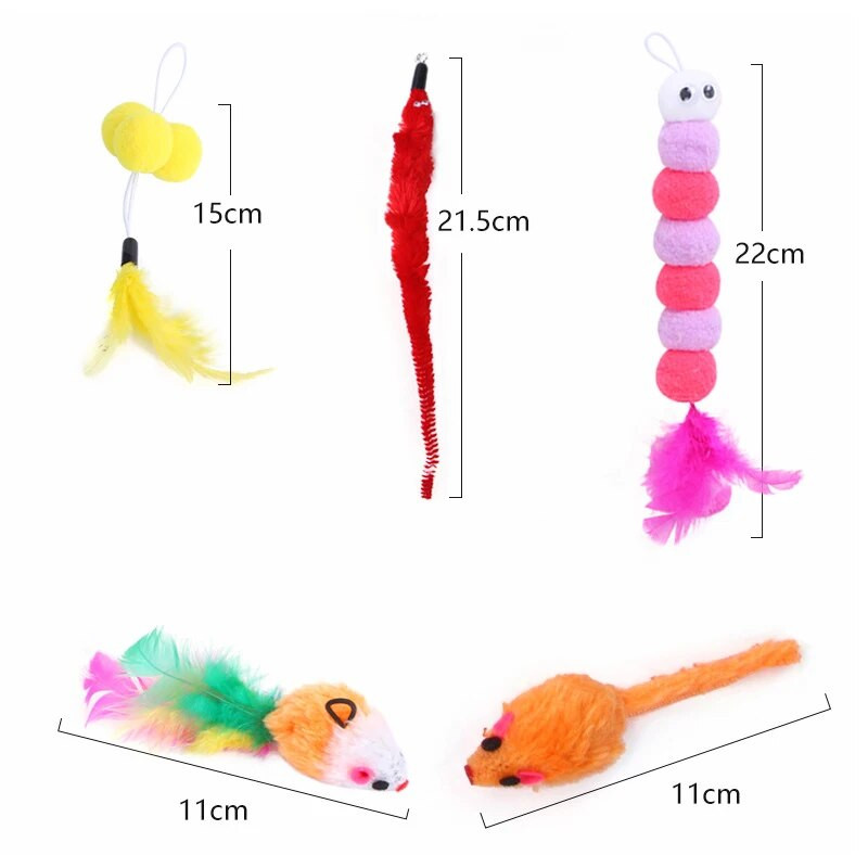 Caterpillar macskajáték Behúzható függőajtós macskabot Vicces játék macskakészlethez Macskatartozékok Interaktív macskatoll játék cica