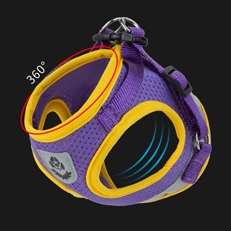 Kutya hám mellény szett kis közepes méretű kutya hám pórázhoz Puppy Cat fényvisszaverő mellkaspánt Chihuahua Yorkies sétáló póráz