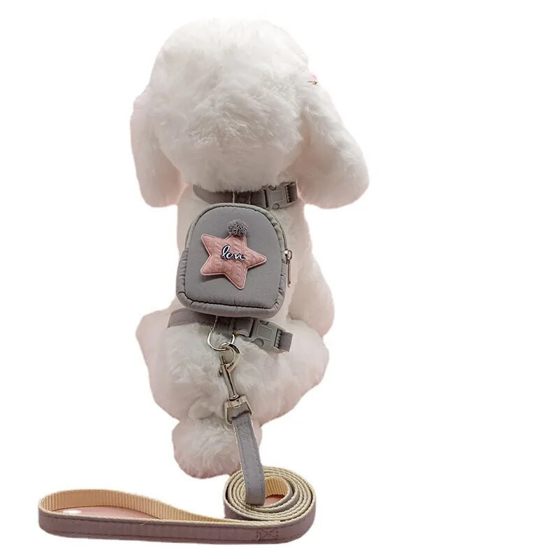 Kutya vontatókötél állítható kisállat háti uszkár Bixiong vontatási kötél mellkasszíj Macskanyakörv Öltöny Kutyatartozékok Kisállat cikkek