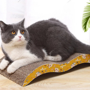 Нова купа котешка стъргалка заточване на нокти гофриран картон устойчива на надраскване дъска за котешки драскотини играчка за котка диван възглавница легло