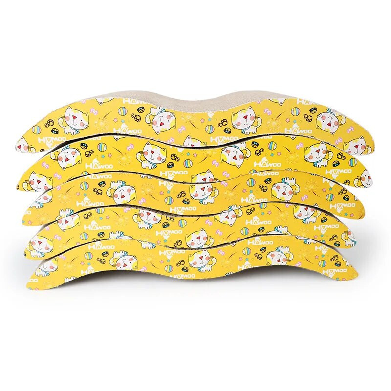 Új tál macskakaparó élező karmos karton hullámkarton karcálló macska karcolás tábla Macska játék kanapé párna ágy