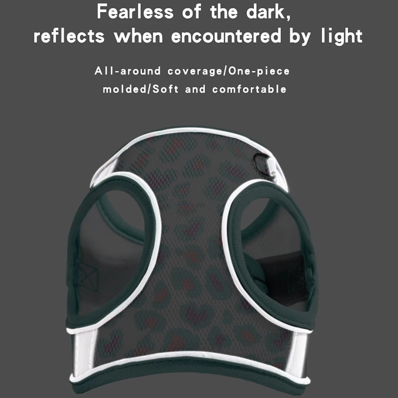 Kutya hám póráz szett Légáteresztő kisállat mellkaspánt kölyök cica fényvisszaverő mellény kis közepes kutyáknak macskáknak chihuahua sétapóló