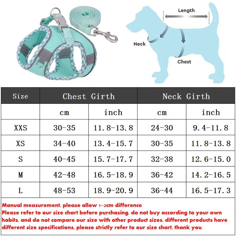 Fényvisszaverő kölyökhám mellény, légáteresztő hálós kutyahám és póráz kis, közepes méretű kutyák számára Macska sétáltató pórázok Kisállat-kiegészítők