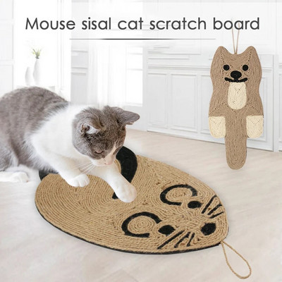 Cat Scratch Mat Pet Kitten Гофрирана хартия Board Toy Pet Toy Cats Grinding Noil Scraper Pad Износоустойчива Cat Scratcher Board Toy