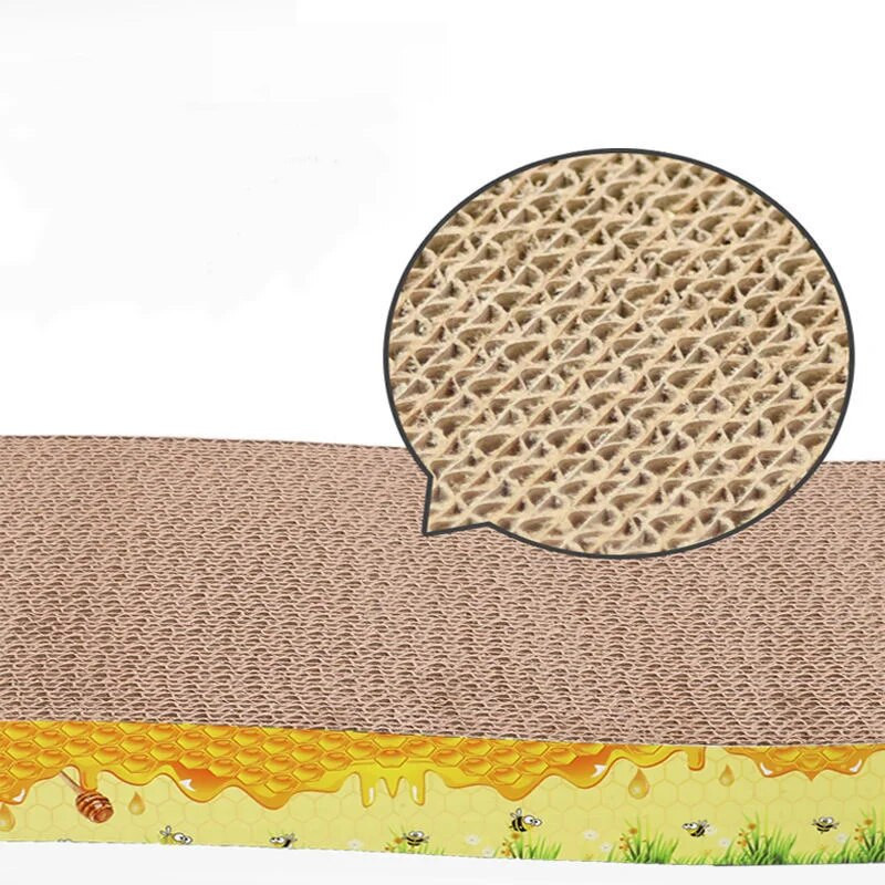 Macskakörmös deszka Tartós, törmelékmentes, többféle forma Kopásálló, integrált csiszoló hullámpapírból készült kisállatjátékok