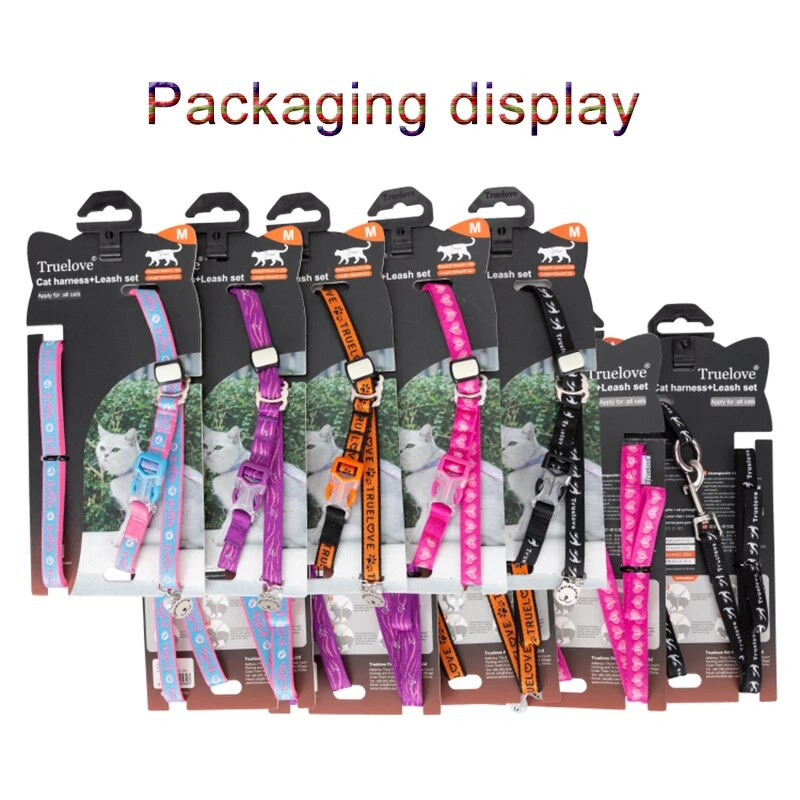 Truelove kisállat hám póráz készlet, nem szökésbiztos, puha, ébreszthető, állítható mellény kölyökkutyák számára kényelmes kültéri könnyű TLH3911