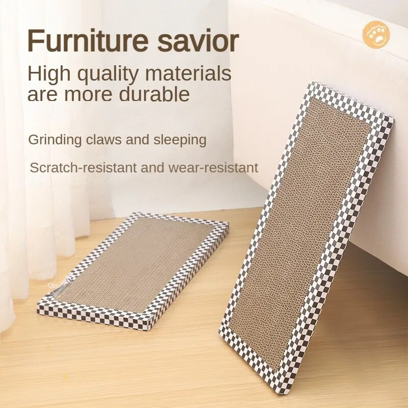 Sakktábla macskakaparó tábla levehető macskakaparó pad macskáknak Köszörűkörmös mászójáték kisállatbútor kellékek