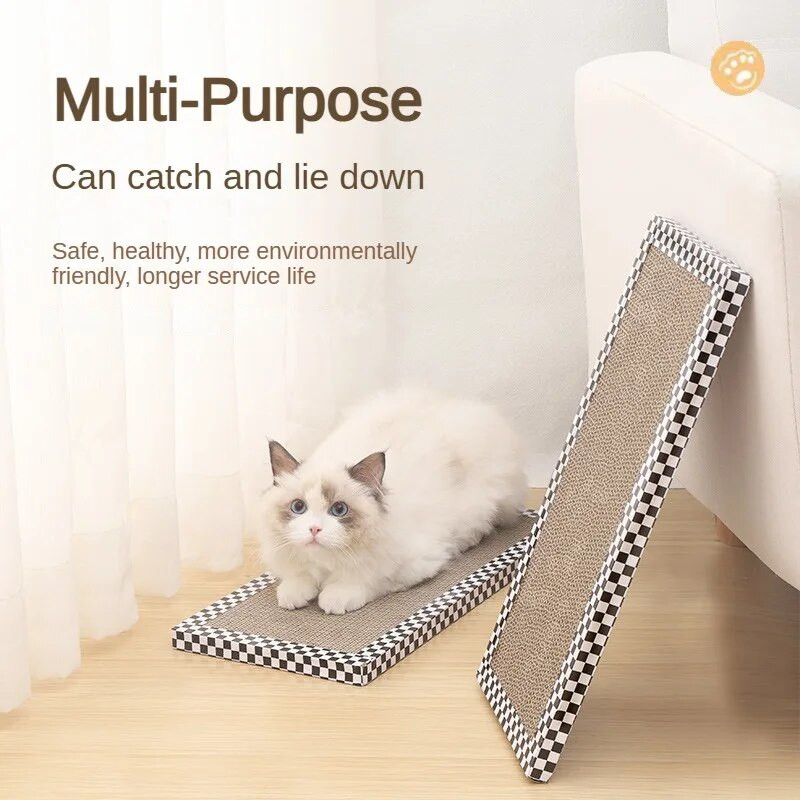 Sakktábla macskakaparó tábla levehető macskakaparó pad macskáknak Köszörűkörmös mászójáték kisállatbútor kellékek