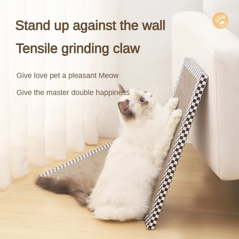 Sakktábla macskakaparó tábla levehető macskakaparó pad macskáknak Köszörűkörmös mászójáték kisállatbútor kellékek