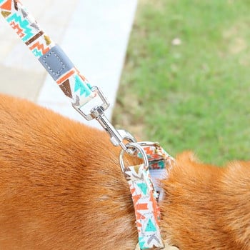 Ρυθμιζόμενο λουρί Bohemian National Style Dog NO PULL Αναπνεύσιμο λουρί για κατοικίδια για γιλέκο σκύλου για υπαίθριο περπάτημα Arnes Perro Chien