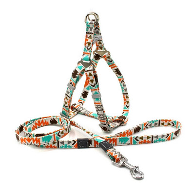 Ρυθμιζόμενο λουρί Bohemian National Style Dog NO PULL Αναπνεύσιμο λουρί για κατοικίδια για γιλέκο σκύλου για υπαίθριο περπάτημα Arnes Perro Chien