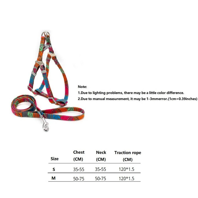 Bohém nemzeti stílusú állítható kutyahám NO PULL Lélegző kisállathám kutyamellényhez kültéri sétáltatás Arnes Perro Chien
