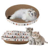 Cat Scratcher Nest Scrapers για γάτες Στρογγυλά οβάλ λείανση παιχνίδια με νύχια για γάτες Ανθεκτικά στη φθορά Αξεσουάρ φωλιά για γάτες κρεβατιού γάτας Νέα