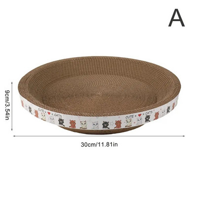 Cat Scratcher Nest Scrapers για γάτες Στρογγυλά οβάλ λείανση παιχνίδια με νύχια για γάτες Ανθεκτικά στη φθορά Αξεσουάρ φωλιά για γάτες κρεβατιού γάτας Νέα